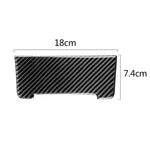 Car Carbon Fiber Storage Cigarette Lighter Panel Decorative Sticker for Audi 2010-2018 Q5 / 2009-2016 A4L / 2009-2016 A5, Storage Cigarette Lighter
