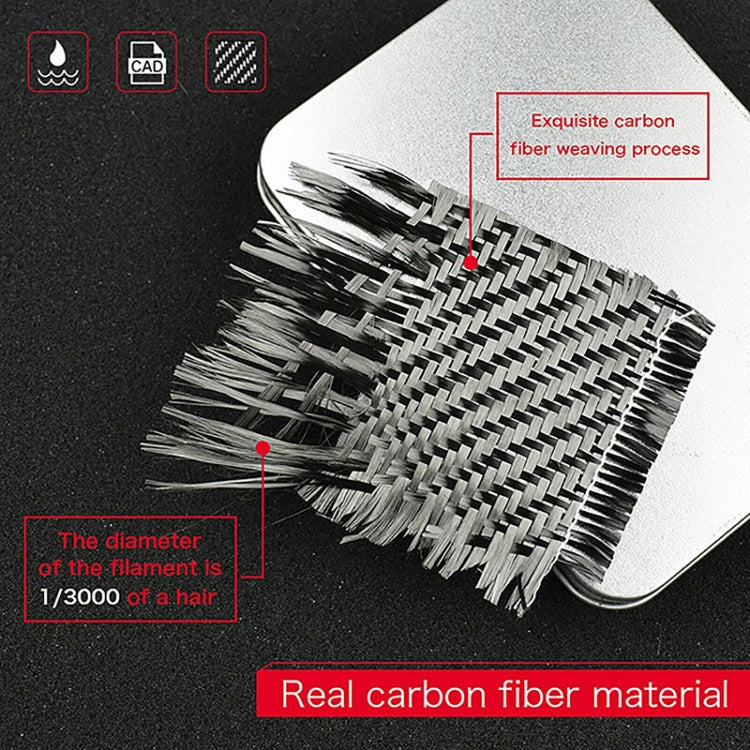 Car Carbon Fiber Left Drive Gear Frame A Decorative Sticker for Mazda Axela 2013-2016, Left Drive Gear Frame A