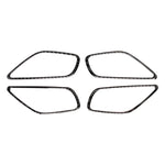 4 PCS Car Carbon Fiber Door Inner Handle Frame Decorative Sticker for Mazda Axela 2014 / 2017-2018, Door Inner Handle Frame