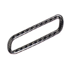Car Carbon Fiber Seat Memory Adjustment Decorative Sticker for Cadillac XT5 2016-2017, Left Drive, Seat Memory Adjustment