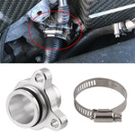 Car Water Hose Joint Pipe Adaptor with Clamps for BMW 335i, Size: 28mm, Silver