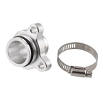 Car Water Hose Joint Pipe Adaptor with Clamps for BMW 335i, Size: 28mm, Silver