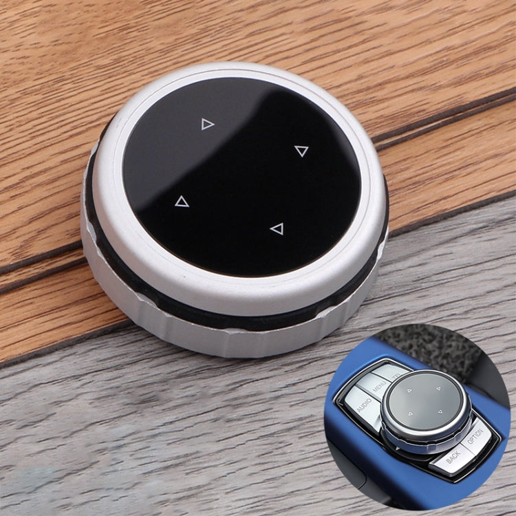 Multi-function Knob Modified IDRIVE Button Decorative Cover for BMW 1 2 3 5 Series X1 X3 X5 X6, Five-button integrated Arrow