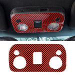 Car Carbon Fiber Roof Light Panel Decorative Sticker for Ford Mustang 2015-2020, Roof Light