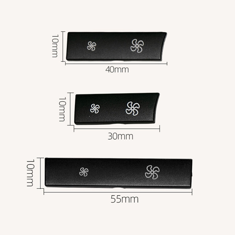 Car Wind Power Switch Air Conditioning Air Volume Button for BMW 5 Series 2011-2017 / 7 Series 2009-2015, Right High Configuration, Right High Configuration