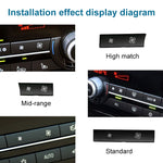 Car Wind Power Switch Air Conditioning Air Volume Button for BMW 5 Series 2011-2017 / 7 Series 2009-2015, Right High Configuration, Right High Configuration