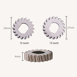 Car Sunroof Motor Gear for Mercedes-Benz W204/W212/W221/W164 / BMW F10/F02/E90/E70, 19 Teeth, 19 Teeth
