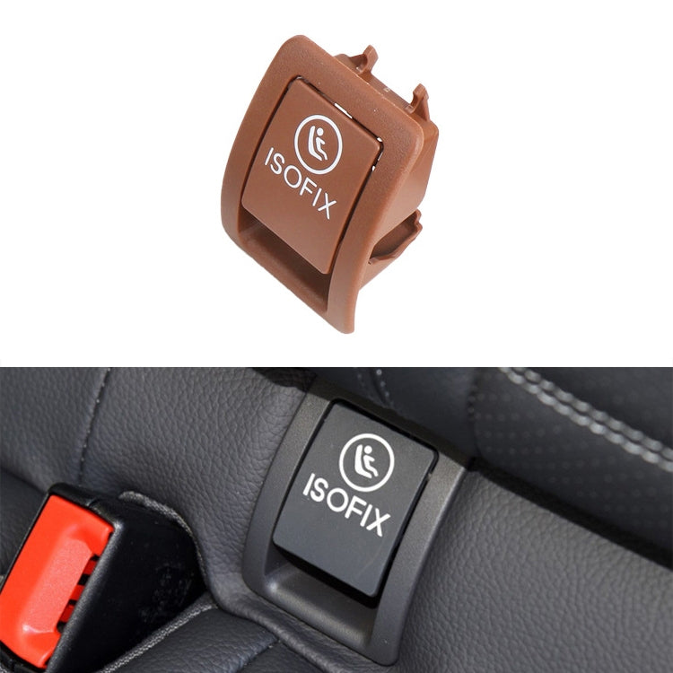 Car Rear Child ISOFIX Switch Seat Safety Cover 2059200513 for Mercedes-Benz W205 2015-2021, Left and Right Driving