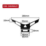 Car Carbon Fiber Air Conditioning Panel Decorative Sticker for Chevrolet Cruze 2009-2015, Left and Right Drive Universal, Air Conditioning