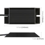 2 PCS 1156 / BAU15S DC12V 50W 6 Ohms Turn Signal / Reversing Light / Brake Light Split Dual Resistance Decoder, 1156 / BAU15S
