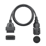 Motorcycle OBD Cable 10PIN to 16PIN Connector Cable for BMW, For BMW