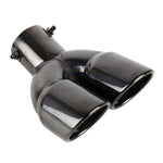 Universal Car Styling Stainless Steel Elbow Exhaust Tail Muffler Tip Pipe, Inside Diameter: 6cm, Elbow Inside Diameter: 6cm (Grey), Elbow Inside Diameter: 6cm (Blue), Elbow Inside Diameter: 6cm (Silver)