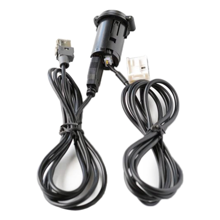 Car RD45 USB / AUX Audio Adapter Cable for Citroen C2/C5 / Peugeot 207/307/408/508/4007, For Citroen C2/C5 / Peugeot 207/307/408/508/4007