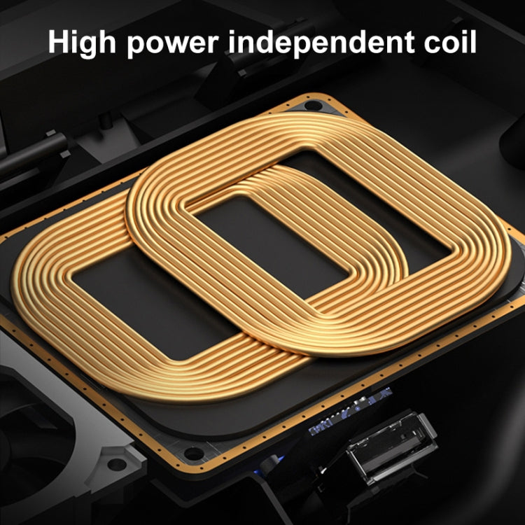 HFC-1052 Car Qi Standard Wireless Charger 15W / 10W Quick Charging for Audi A6L 2019-2022, Left Driving, HFC-1052