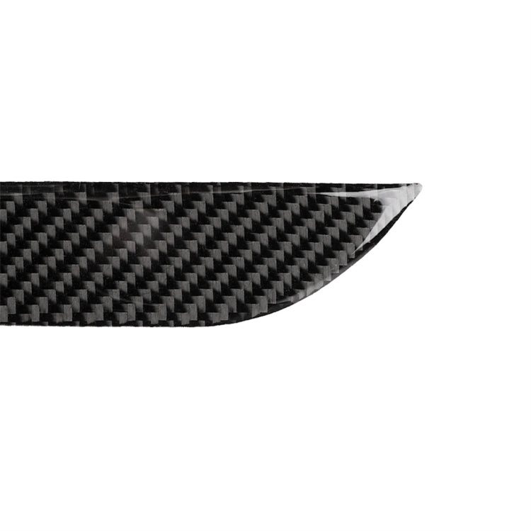 4 PCS Carbon Fiber Car Outside Handle Decorative Sticker for Tesla Model S, Outside Handle