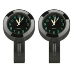 Motorcycle 22-25mm Handlebar Clock Quartz Watch with Lock, Quartz Watch (Black), Quartz Watch (Silver)