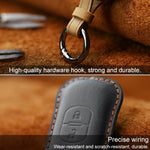 For Mazda Old Style Hallmo Car Cowhide Leather Key Protective Cover Key Case, Two Keys Version, Two Keys Version, For Mazda Old Style, For Mazda, For Mazda Old Style, Two Keys Version