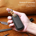 For Mazda Old Style Hallmo Car Cowhide Leather Key Protective Cover Key Case, Two Keys Version, Two Keys Version, For Mazda Old Style, For Mazda, For Mazda Old Style, Two Keys Version