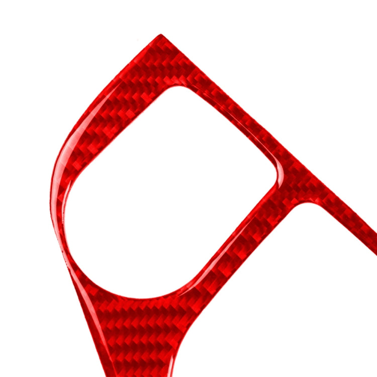 Car Carbon Fiber Gear Panel Decorative Sticker for Infiniti Q50 2014-2020, Left Drive, Gear Panel, Left Drive
