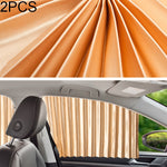 2 PCS Car Auto Sunshade Curtains Windshield Cover for the Rear Seat, Rear Seat, Black, Rear Seat, Gold, Rear Seat, Silver
