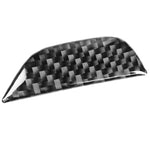Carbon Fiber Car Central Control Armrest Storage Button Decorative Sticker for Dodge Challenger 2015 to Now, Left Driving, Central Control Armrest Storage Button