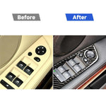 4 PCS Carbon Fiber Car Left Driving Lifting Panel Decorative Sticker with Folding for BMW E90 / 320i / 325i, Diameter: 37.8cm, Diameter: 37.8cm