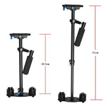 YELANGU S60L 61cm Aluminum Handheld Stabilizer for DSLR Camera DV