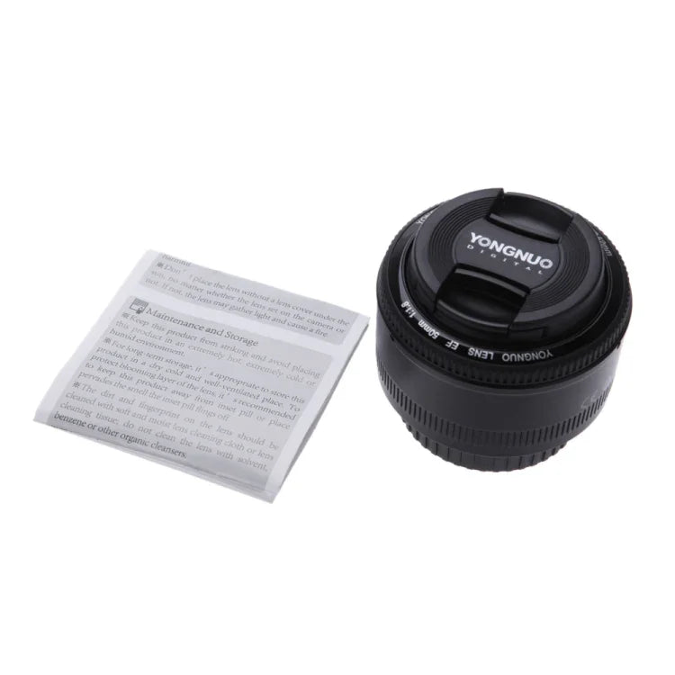 YONGNUO YN50MM F1.8C II F1.8 Auto Focus Lens for Canon EF Mount New Lens, YN50mm F1.8C II