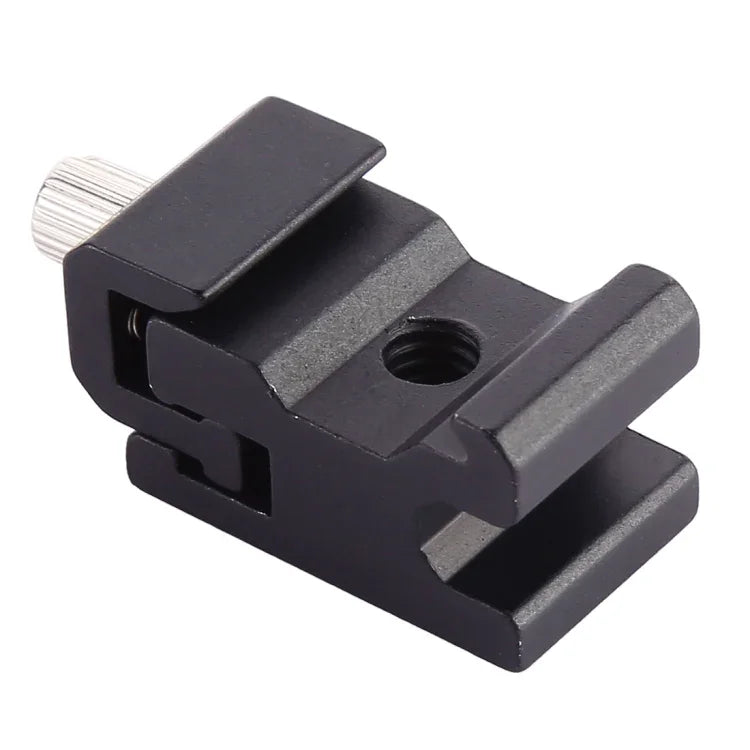 Universal Metal Flash Stand Bracket Cold Shoe Lamp Head