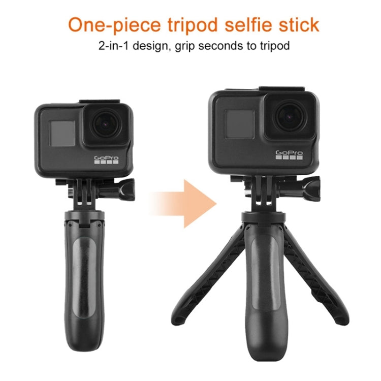 GP446 Multifunctional Mini Fixed Tripod for GoPro, Insta360, DJI and Other Action Cameras, GP446 (Black), GP446 (Grey), GP446 (Blue), GP446 (Red)