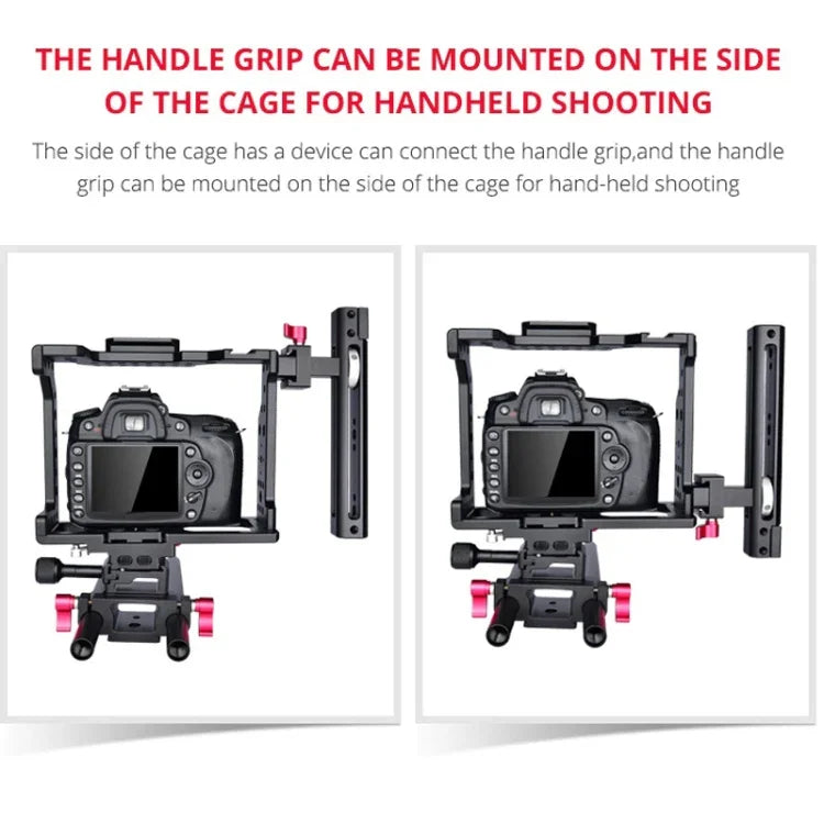 YELANGU C8 YLG0910 Handle Video Camera Cage Stabilizer, YLG0910