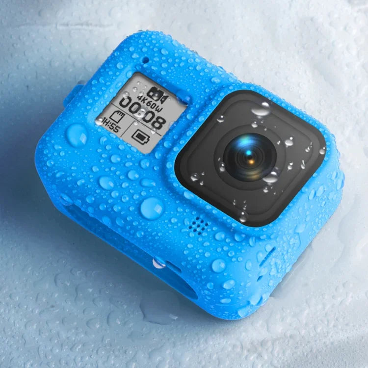 Silicone Protective Case Cover with Wrist Strap for GoPro HERO8 Black, For GoPro HERO8 Black