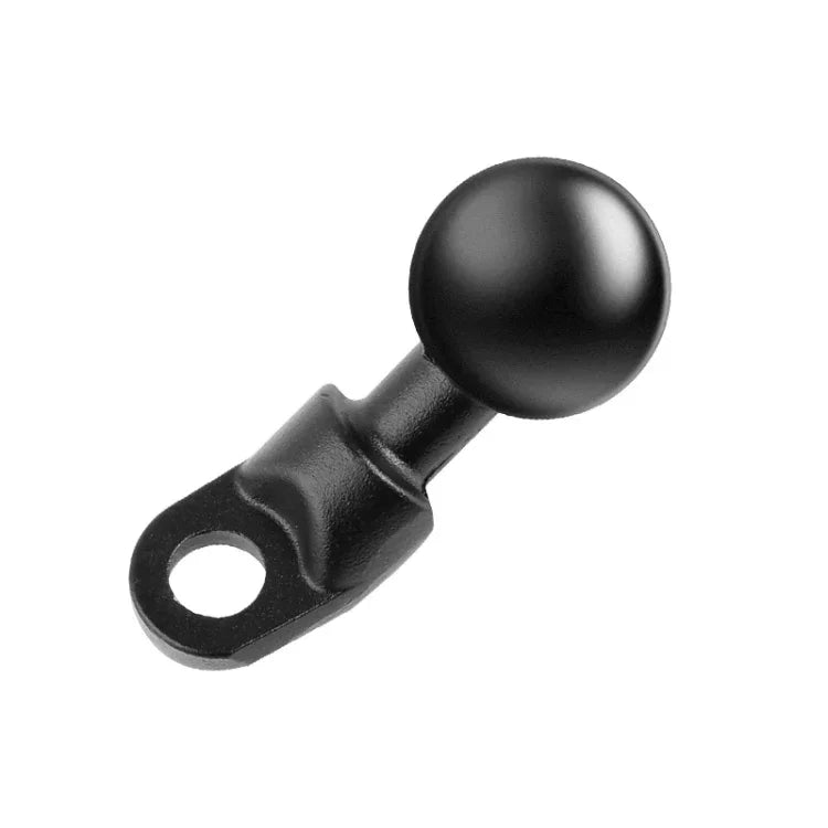 25mm Ball Head Motorcycle Rearview Mirror Screw Hole Fixed Mount Holder for GoPro, Insta360, DJI and Other Action Cameras, 25mm Ball Head 1cm Screw Hole