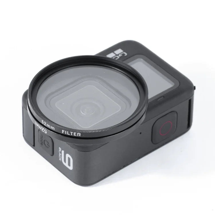 RUIGPRO for GoPro HERO10 Black / HERO9 Black Professional 52mm CPL Lens Filter with Filter Adapter Ring & Lens Cap