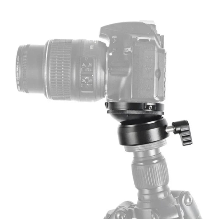 BEXIN DY-60N 3/8 inch Thread Dome Professional Tripod Leveling 360 Degree Panorama Head Base with Bubble Level & 3/8 inch Screw Adapter, DY-60N 3/8 inch