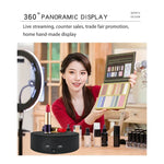 13cm Xiaoai Electric Rotating Turntable Display Stand Video Shooting Props Turntable, 13cm