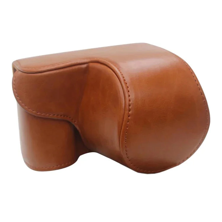 Full Body Camera PU Leather Case Bag for Sony ZV-E10, For Sony ZV-E10