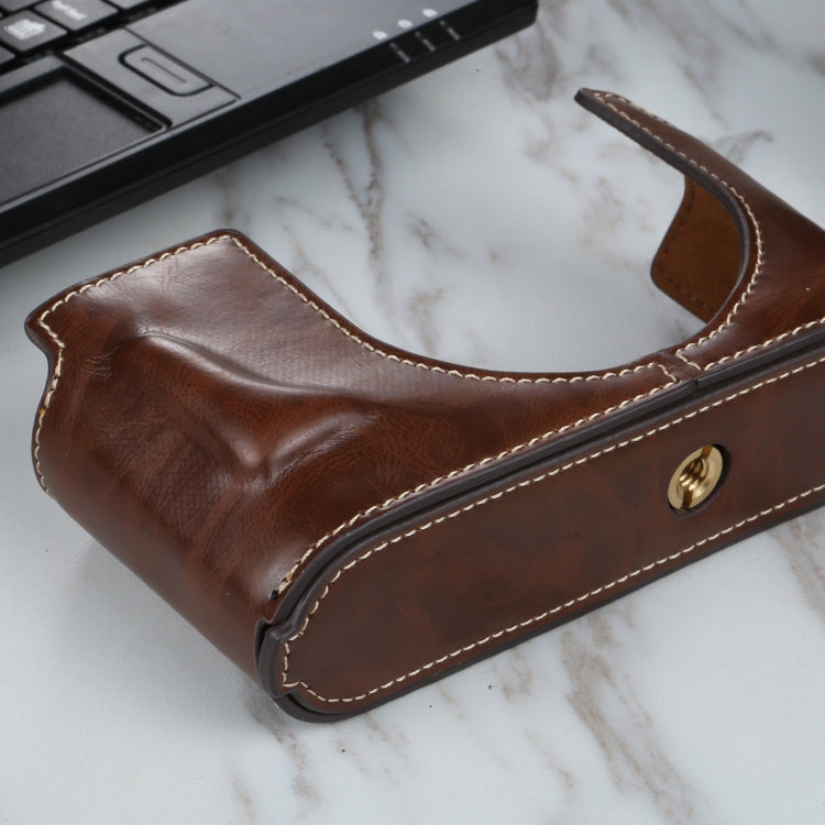 1/4 inch Thread PU Leather Camera Half Case Base for Leica Q2, For Leica Q2