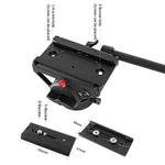 BEXIN VH-105 360 Degree Panorama Heavy Duty Tripod Action Fluid Drag Head, VH-105
