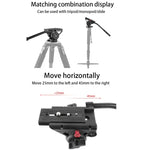 BEXIN VH-105 360 Degree Panorama Heavy Duty Tripod Action Fluid Drag Head, VH-105
