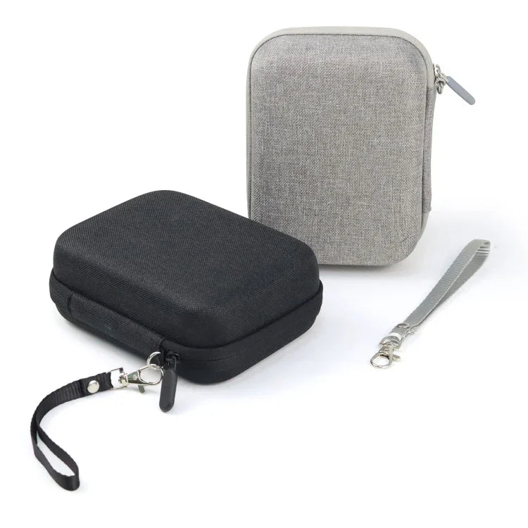Hard Case Box Storage Bag for FUJIFILM Instax mini EVO, Fabric Pattern Black, Fabric Pattern Grey