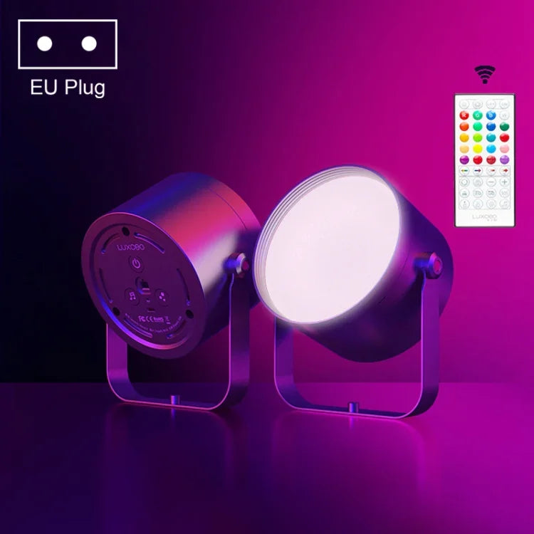 LUXCEO Mood2 RGB Atmosphere Fill Light Desktop Rhythm Pickup Lamp with Remote Control