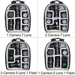 CADeN Multifunctional Shoulder SLR Camera Lens Bag Photography Backpack