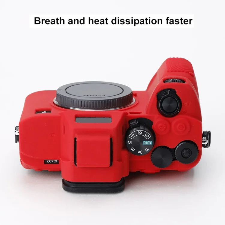 Soft Silicone Protective Case for Sony A7 IV, For Sony A7 IV