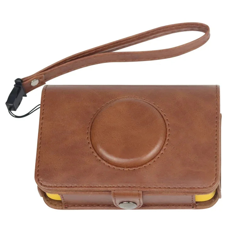 For Kodak PRINTOMATIC Full Body Camera PU Leather Case Bag with Strap, For Kodak PRINTOMATIC