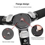BEXIN RC334 Portable Collapsible Carbon Fiber Camera Tripod, RC334