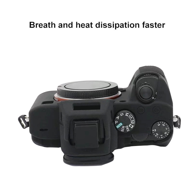 For Sony  A7S III / A7S3 Soft Silicone Protective Case, For Sony A7S III / A7S3