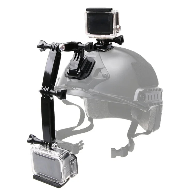 Helmet Front Mount Bundle Set for GoPro, Insta360, DJI and Other Action Cameras, Mount Bundle Set