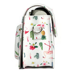 Flamingo Cactus Pattern PU Leather Protective Camera Case Bag For FUJIFILM Instax Mini 7S / 7C Camera, Flamingo Cactus