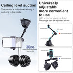 Single Suction Cup Articulating Friction Magic Arm Phone Clamp Mount, Single Suction Cup Magic Arm